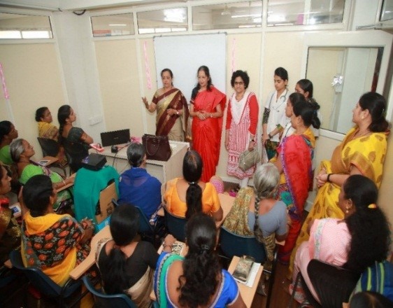 Delivering Awareness Lecture For Females.