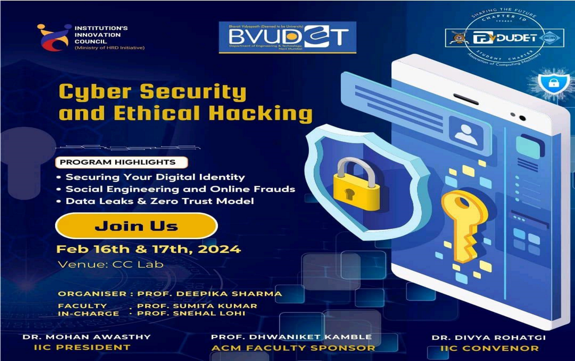 ACM-BVDUDET Cyber Security and Ethical hacking Workshop