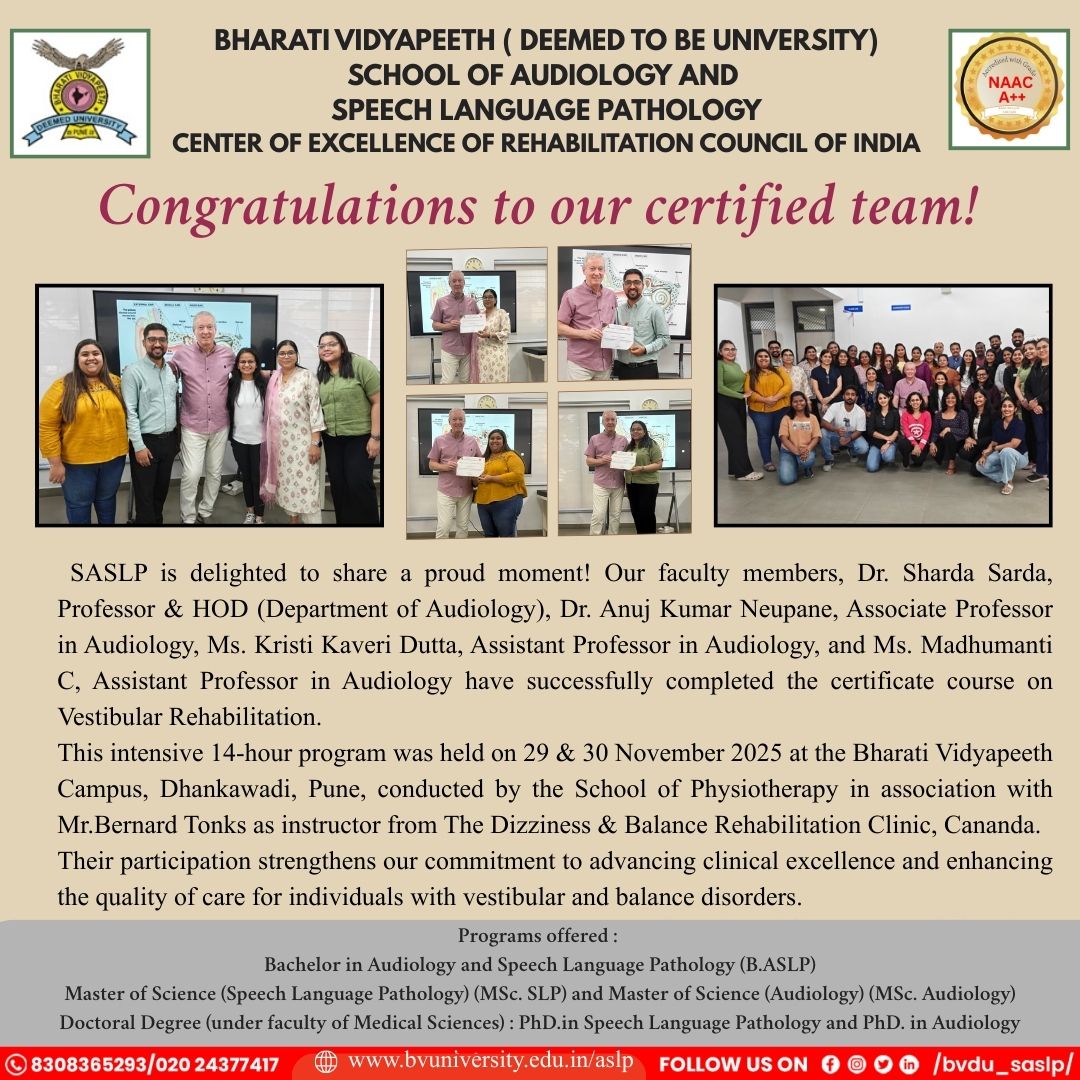 Congratulations to our certified team