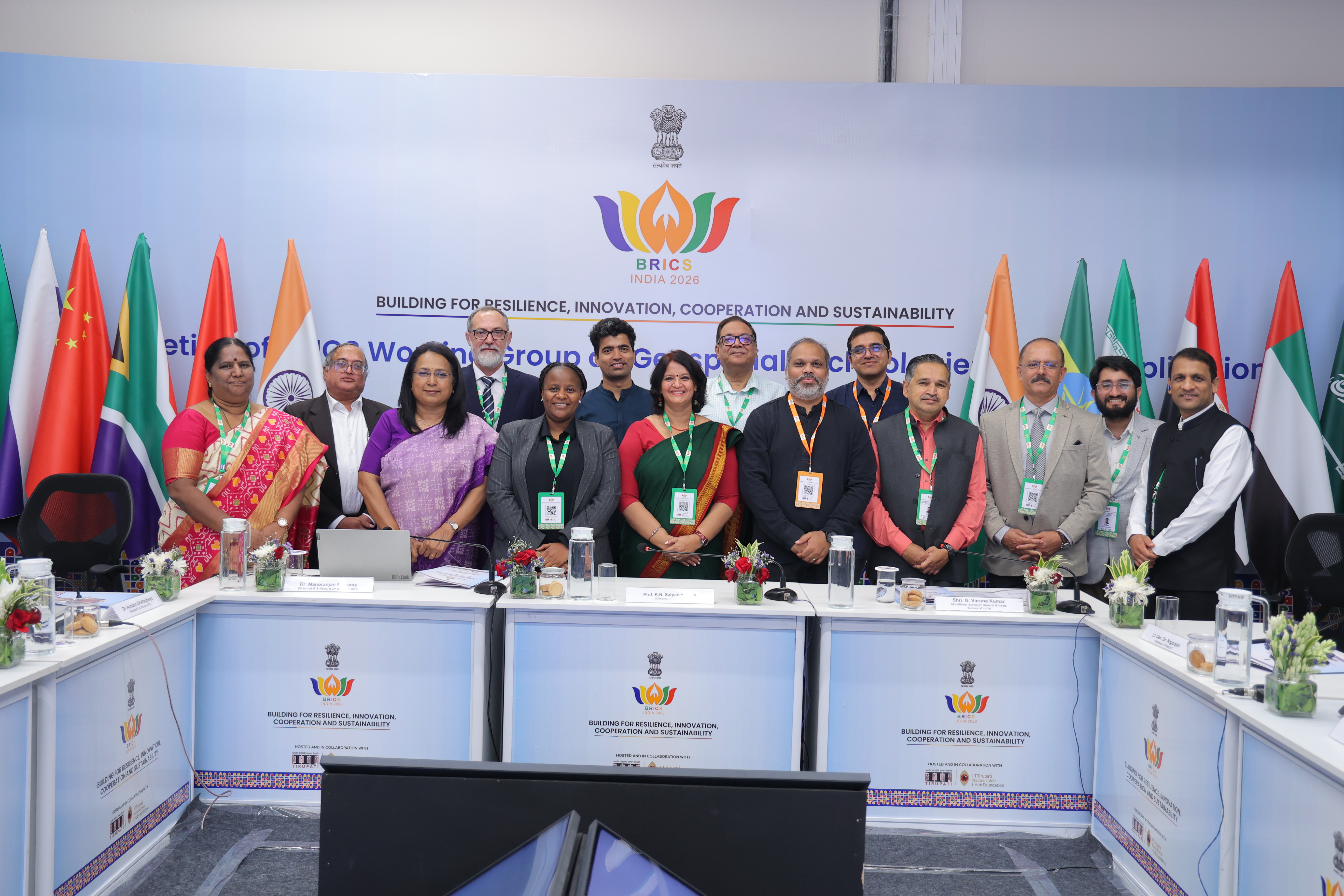 Prof. Dr. Shamita Kumar Presents India's Perspective on Geospatial Capacity Building at the 5th BRICS Working Group Meeting