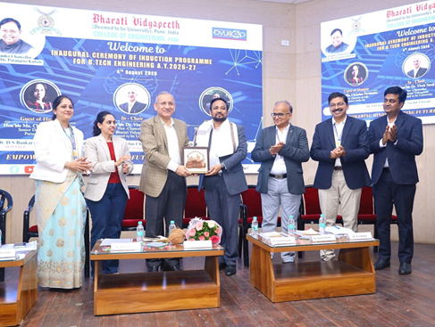 Inaugural Ceremony of the B.Tech First Year Students for the Academic Year 026–27 on 4th August 2026