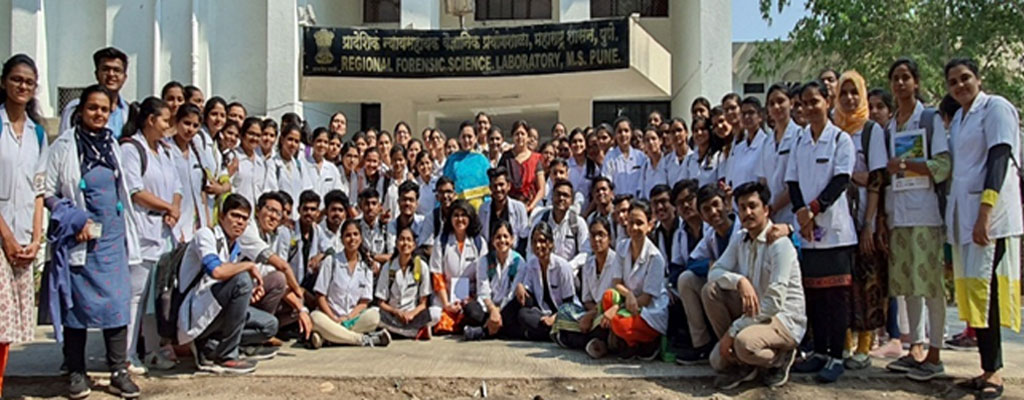 Students at  Regional Govt. Forensic Science Laboratory