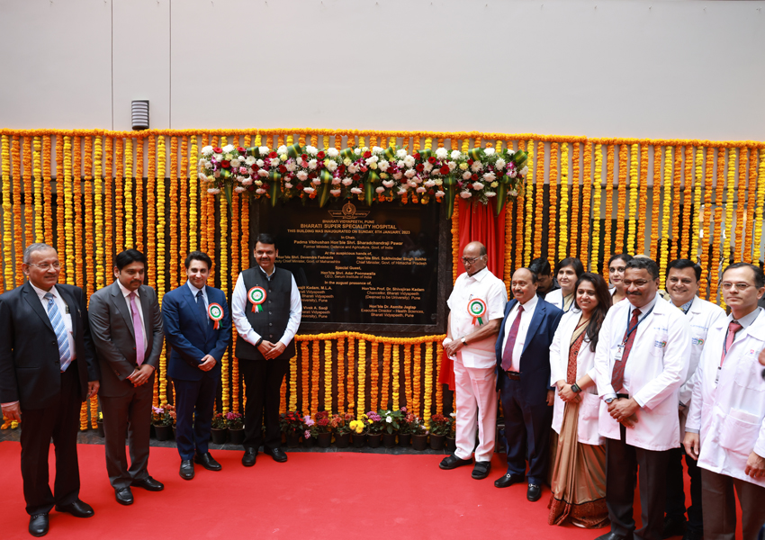 Bharati Superspeciality Hospital inauguration
