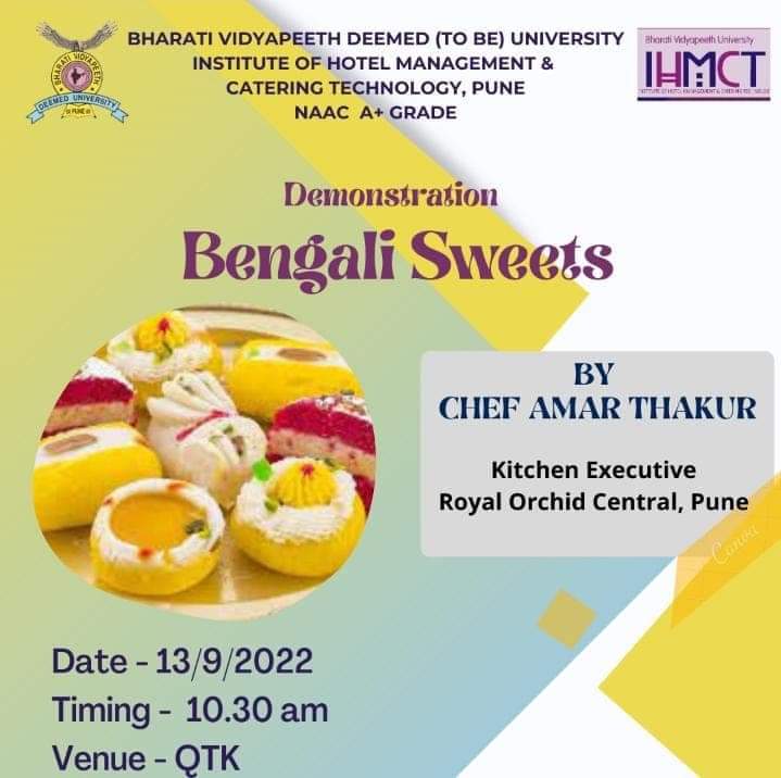 Demo of Bengali sweets
