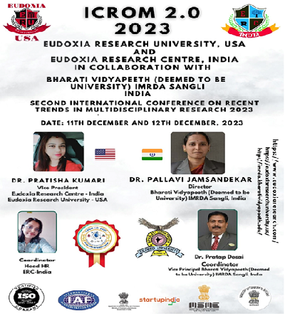 International Conference on Recent Trends in Multidisciplinary Research 2023