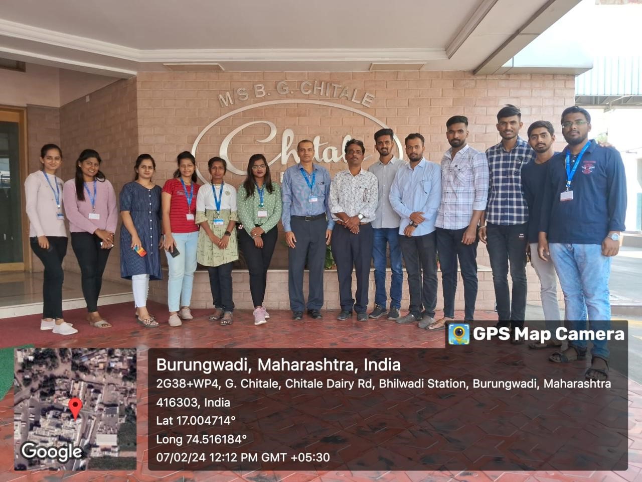Industrial Visit of MBA II at Chitale Dairy and Processing Plant, Bhilawadi