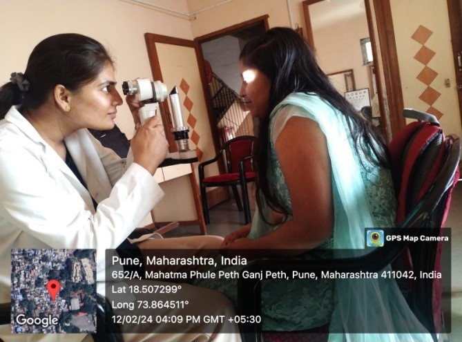 Rotary Club of Pune (East) Low Vision Screening Camp