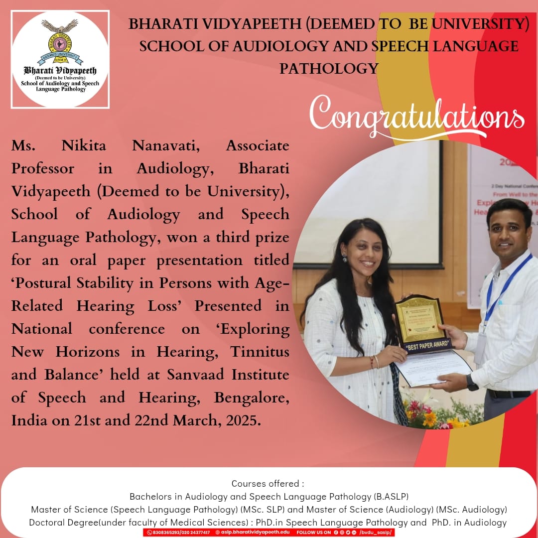 School of Audiology and Speech Language Pathology, Pune 2