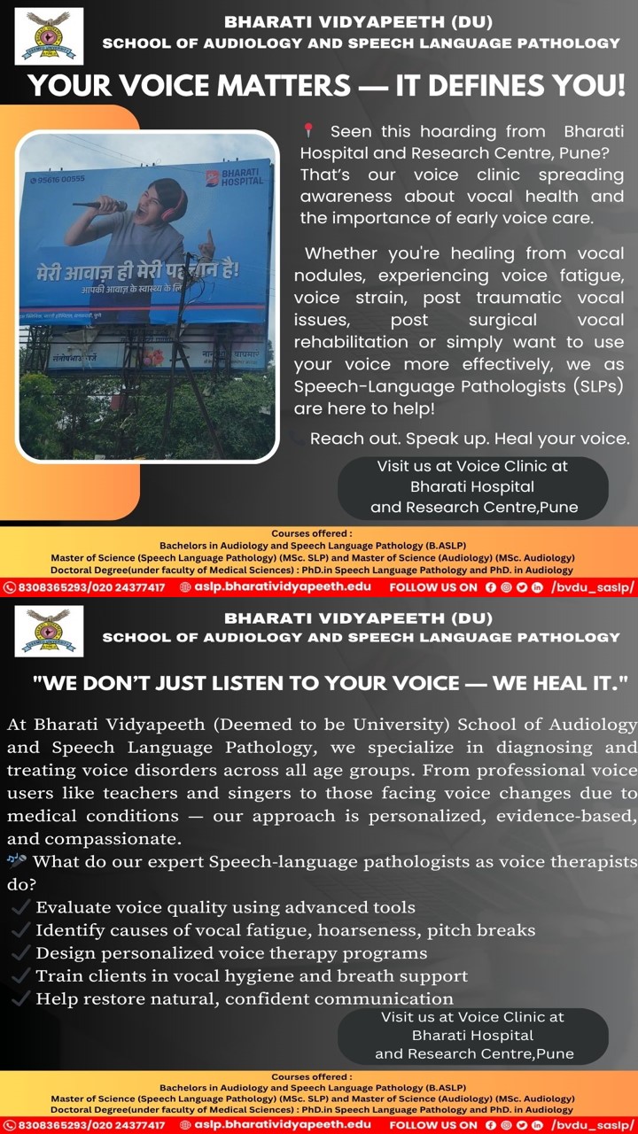 YOUR VOICE MATTERS - IT DEFINES YOU!