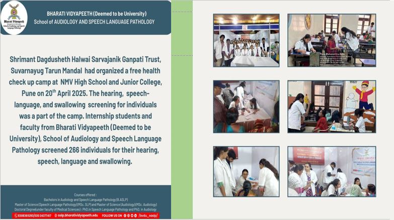 Free Health Check-up Camp