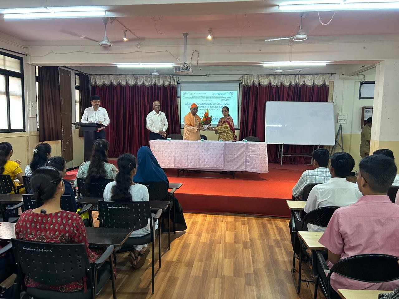 Guest Lecture on Value Education and Drug Abuse Awareness