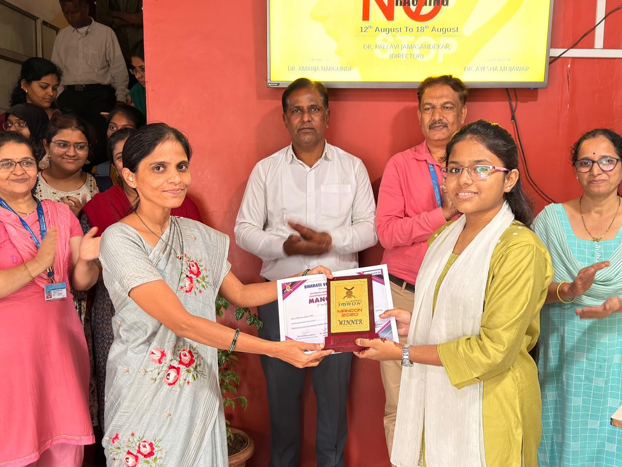 Prize Distribution Ceremony of Anti-Ragging Poster Making Competition