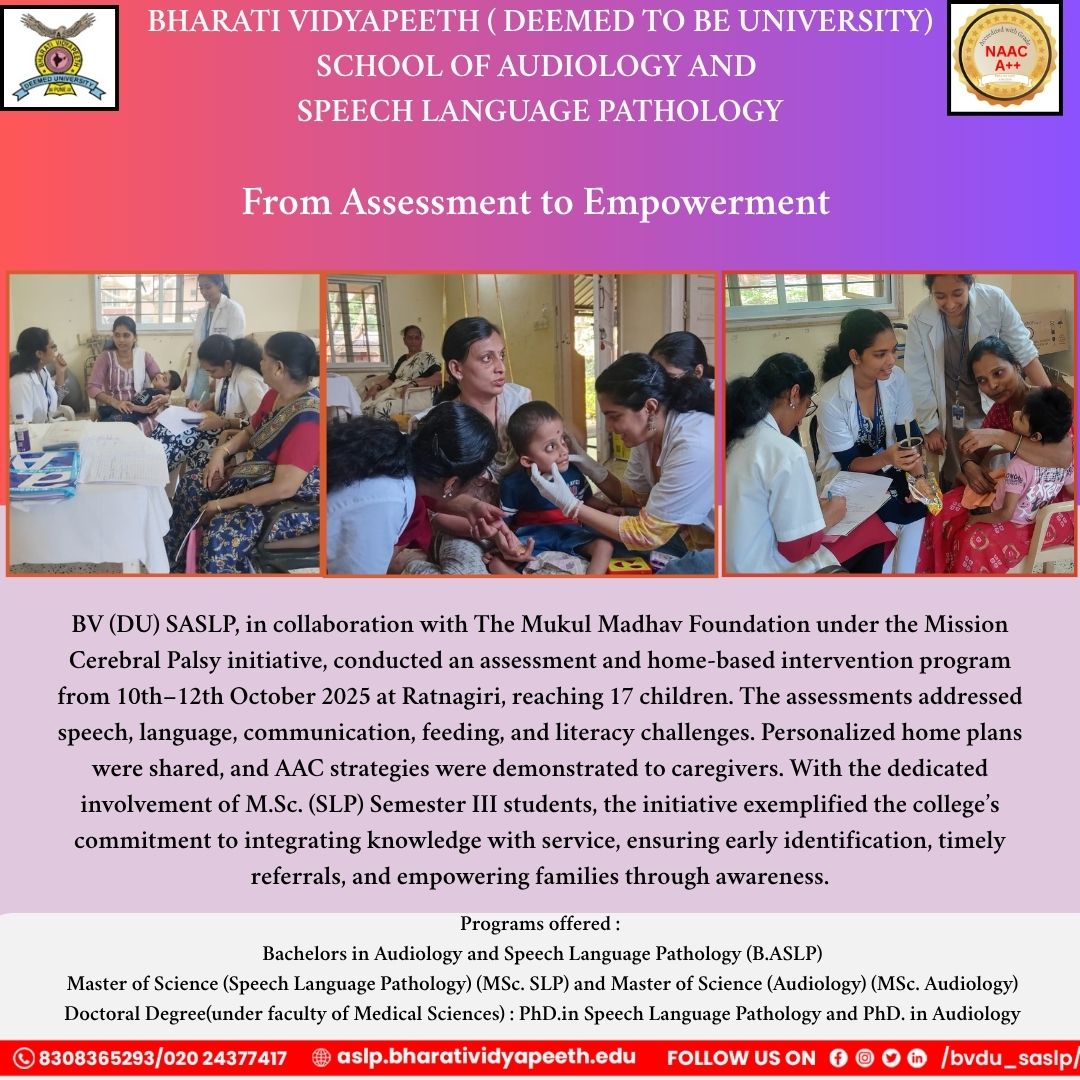 From Assessment to Empowerment ASLP