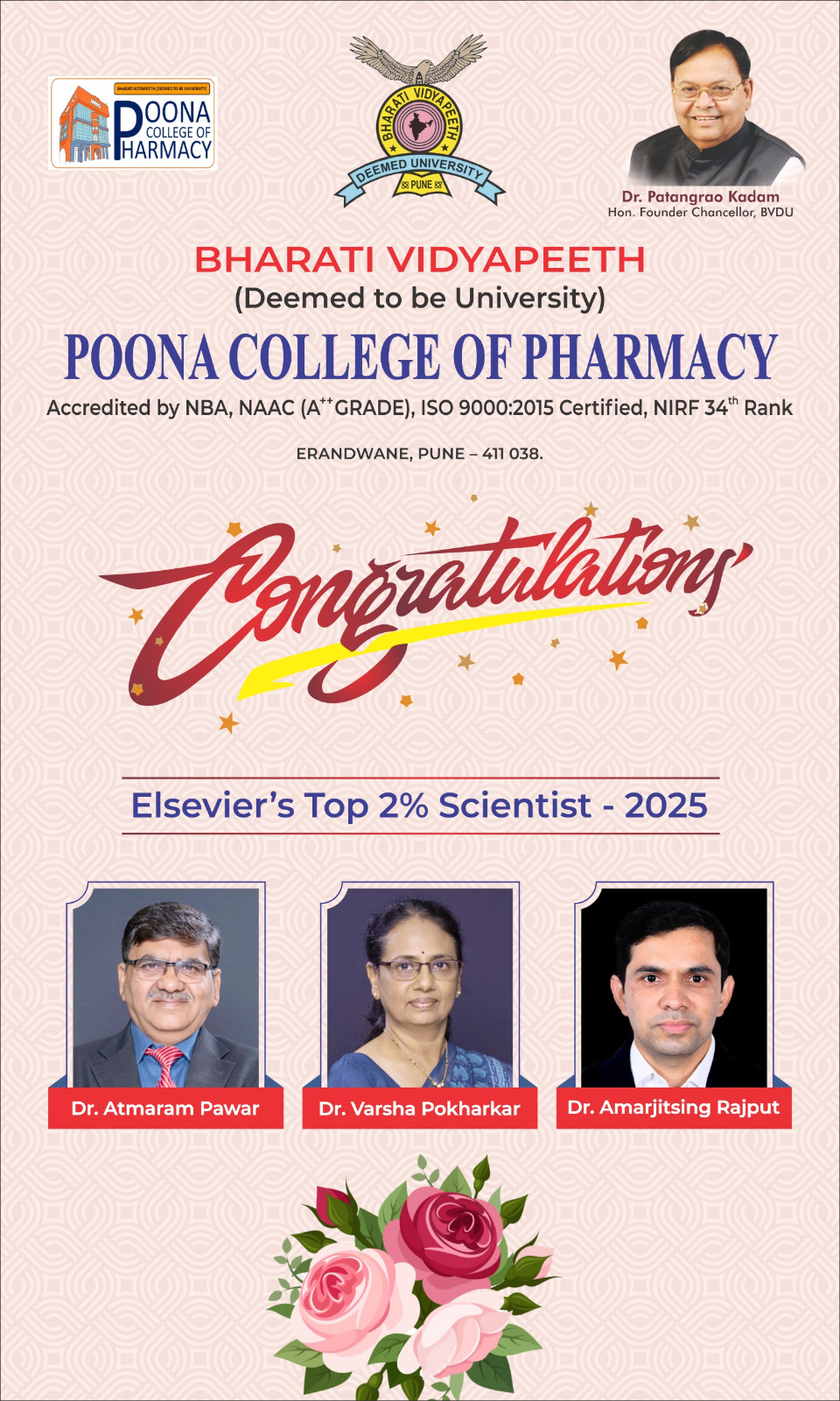 Elsevier’s Top 2% Scientist @2025