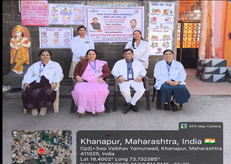 Eye camp at Khanapur village, Maharashtra