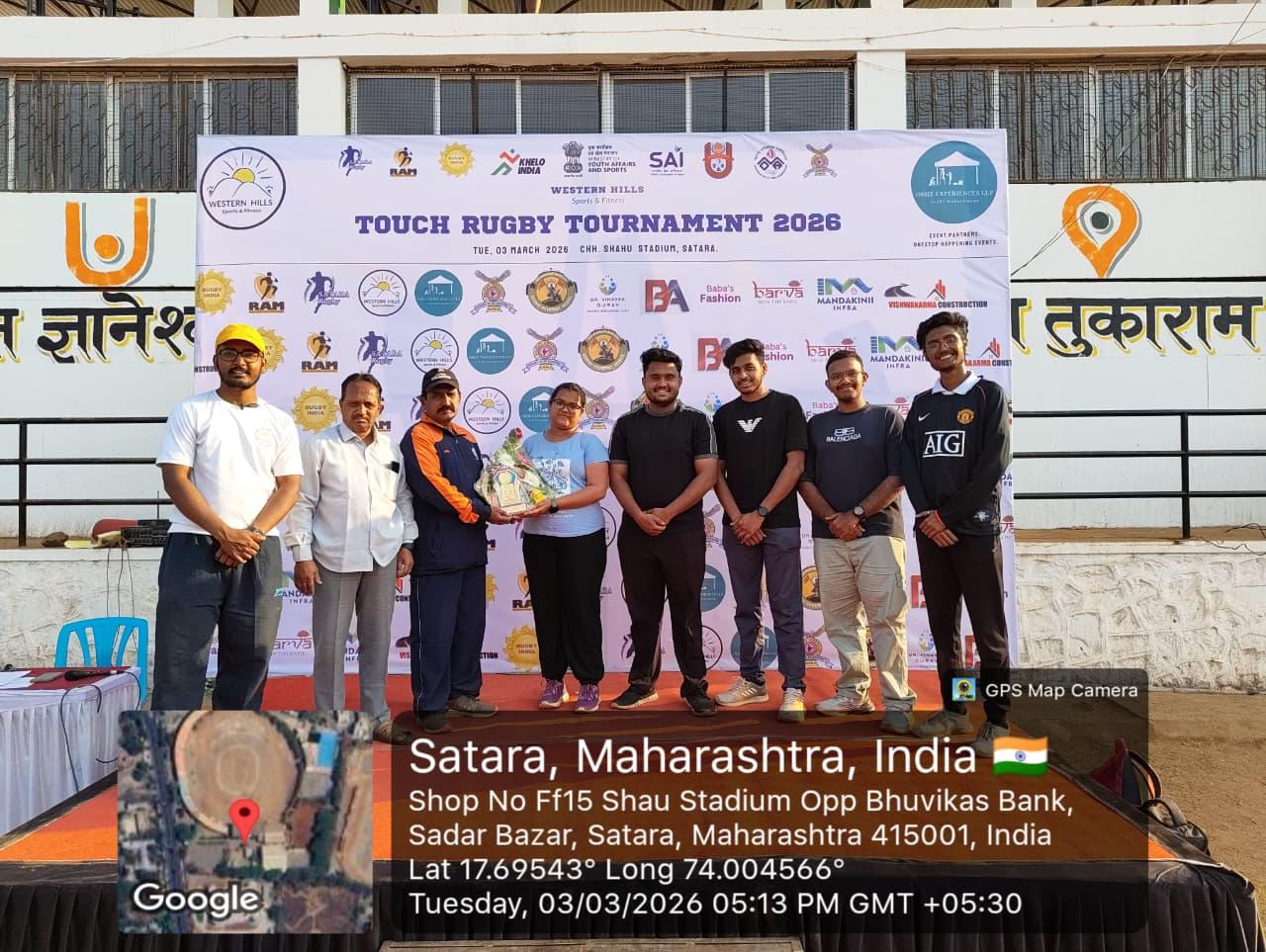 Physiotherapy Services at Rugby Tournament Satara