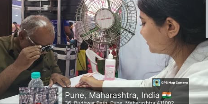Eye camp at Nutan Marathi Vidyalaya (NMV) High School & Junior College, Pune