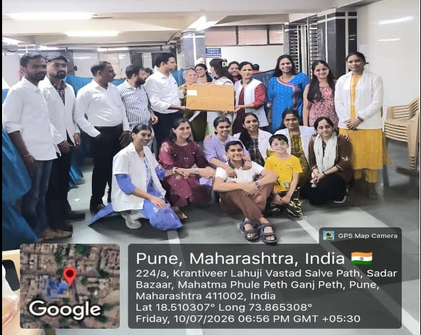 Eye screening camp at Shanti Sadan, Bhavani Peth, Pune