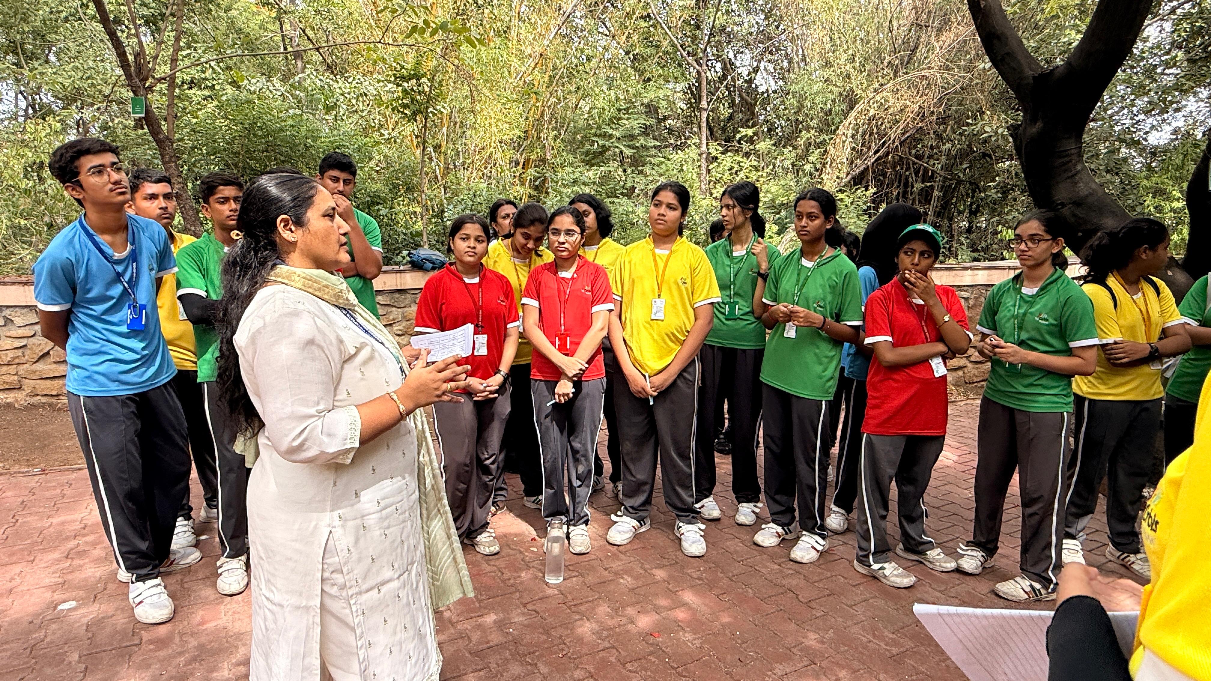 Class IX Students from Orbis School experience biodiversity, spatial thinking and sustainability at BVIEER