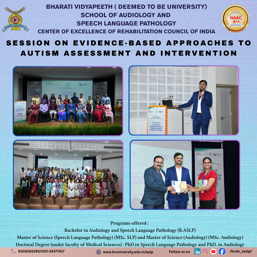 Session on Evidence-Based Approaches to Autism Assessment and Intervention