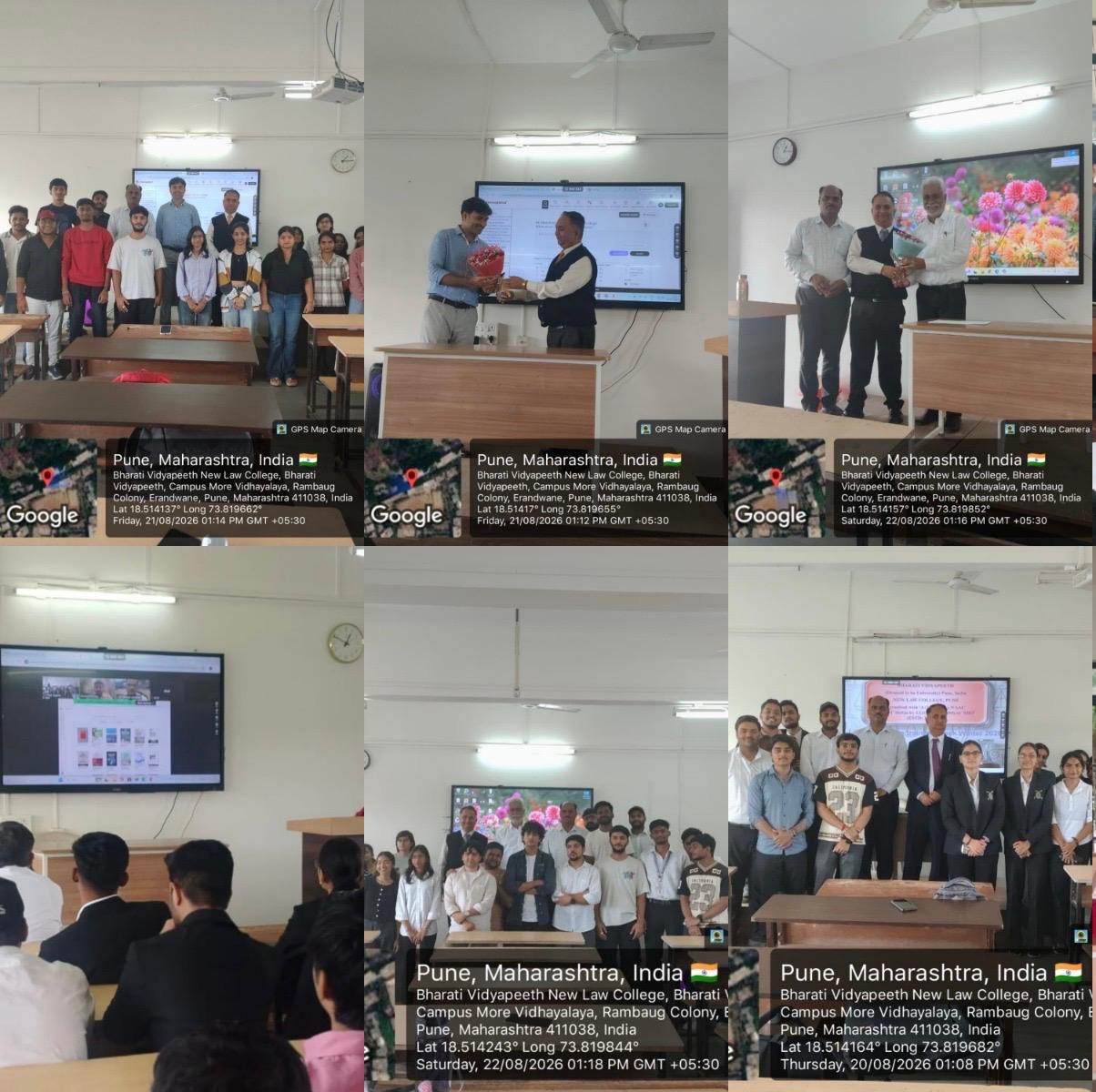 Legal Database One Week Training session.