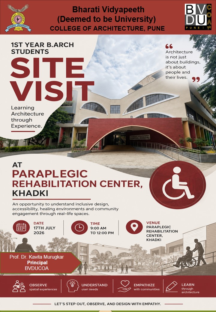 Site Visit at Paraplegic Rehabilitation Center, Khadki