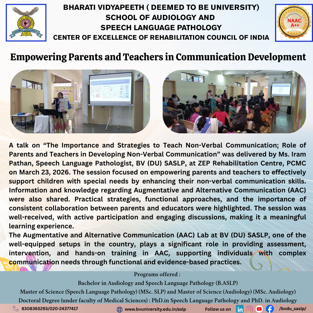 The Importance and Strategies to Teach Non-Verbal Communication; Role of Parents and Teachers in Developing Non-Verbal Communication 