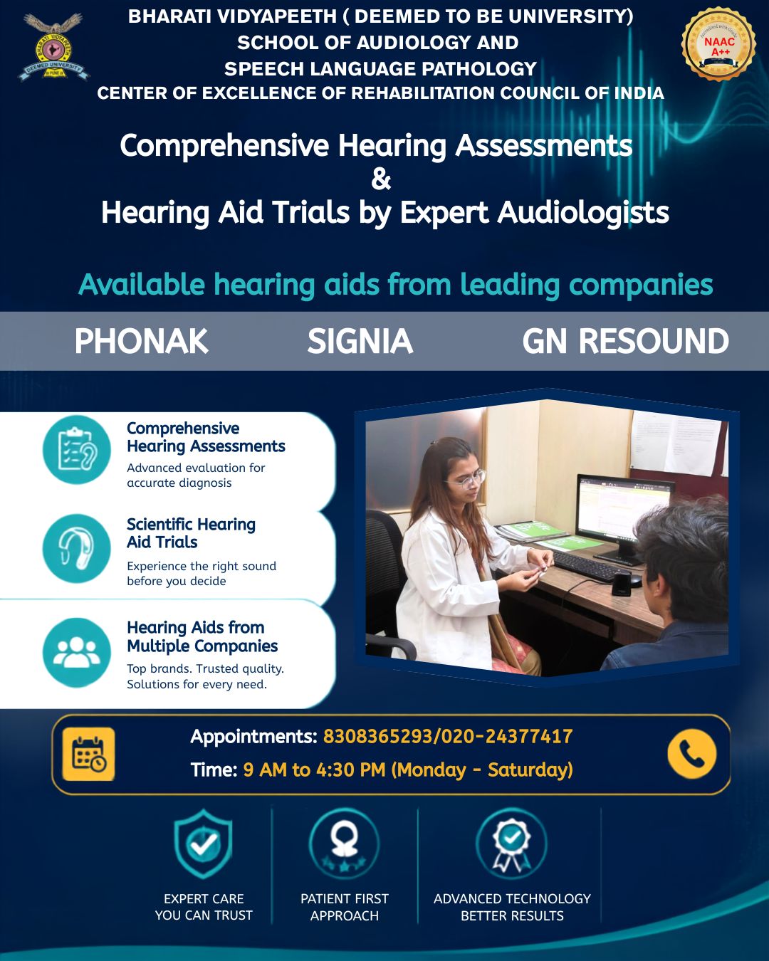 Comprehensive Hearing Assessments And Hearing Aid Trials By Expert Audiologists