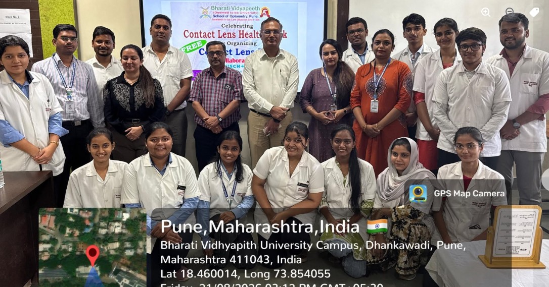Contact lens trial camp with Bausch and Lomb 