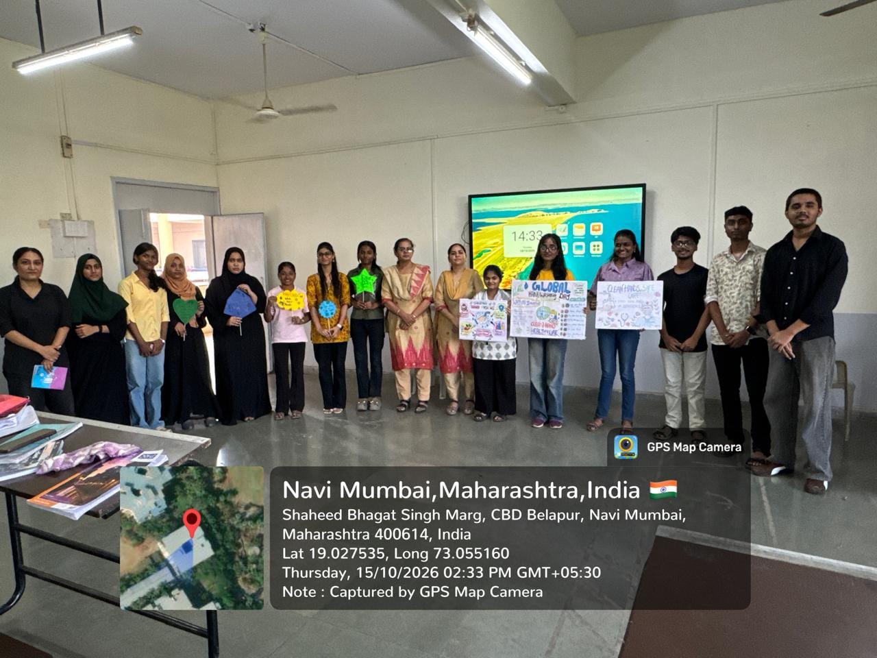 First Year B.Sc. Nursing students celebrated Global Handwashing Day on 15th October 2026. The celebration highlighted the importance of proper hand hygiene in preventing infections and keeping everyone safe