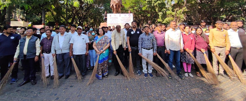 Cleanliness Drive at BVDU Campus