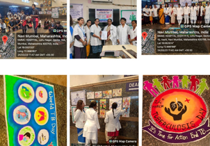 Public awareness on Tuberculosis on the day of World TB day (24th March 2023) through Skit, Rangoli Competition & Poster Competition by SYBSc and TYBSc students