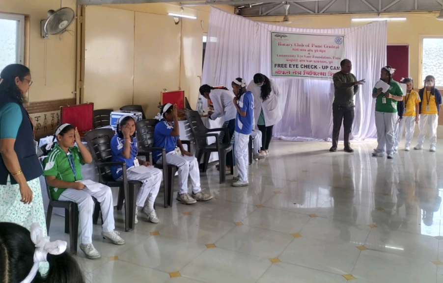 Community Eye Care Foundation (CECF) & Rotary Club of Pune Central Eye Camp 