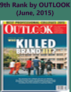 9th Rank by OUTLOOK (June-2015)